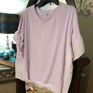 Ava and Viv searsucker blouse